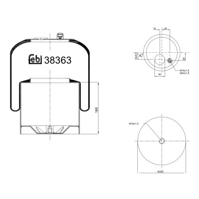 Febi Bilstein Air Spring 38363