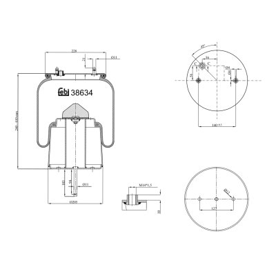 Febi Bilstein Air Spring 38634