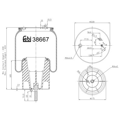 Febi Bilstein Air Spring 38667