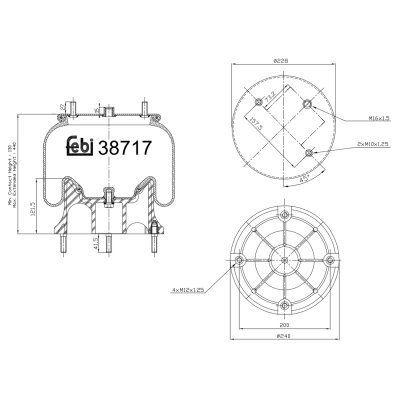 Febi Bilstein Air Spring 38717