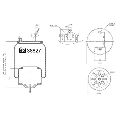 Febi Bilstein Air Spring 38827