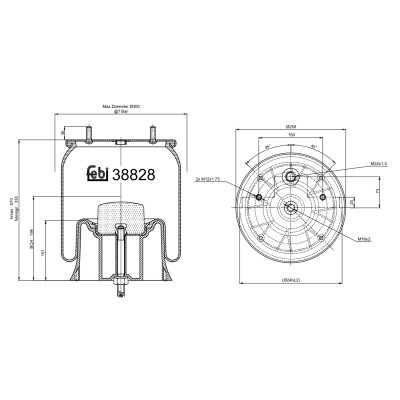 Febi Bilstein Air Spring 38828