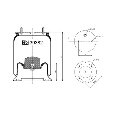 Febi Bilstein Air Spring 39382