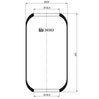 Febi Bilstein Air Spring 39383