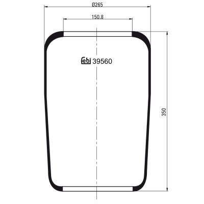 Febi Bilstein Air Spring 39560