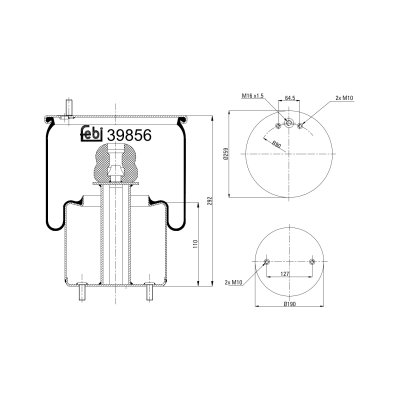 Febi Bilstein Air Spring 39856