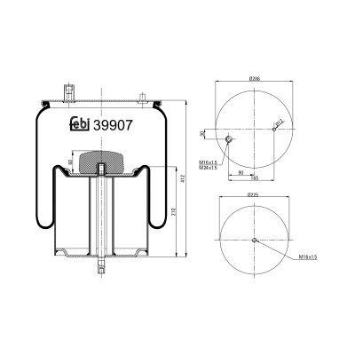 Febi Bilstein Air Spring 39907