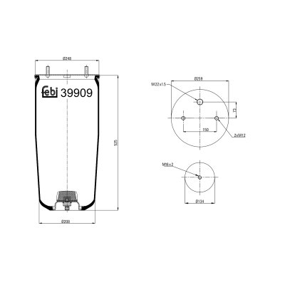 Febi Bilstein Air Spring 39909