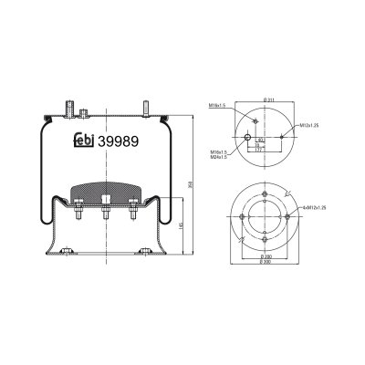 Febi Bilstein Air Spring 39989