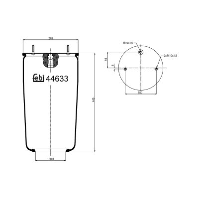 Febi Bilstein Air Spring 44633