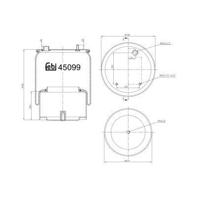 Febi Bilstein Air Spring 45099