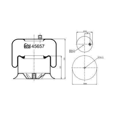 Febi Bilstein Air Spring 45657