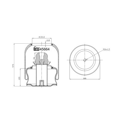 Febi Bilstein Air Spring 45664