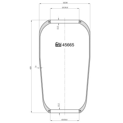 Febi Bilstein Air Spring 45665