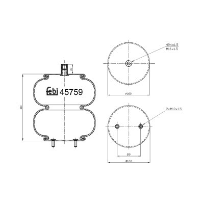 Febi Bilstein Air Spring 45759