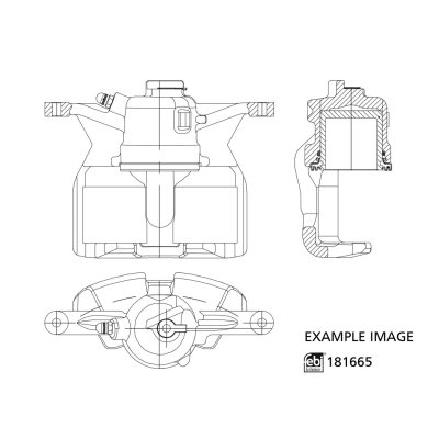 Febi Bilstein Brake Caliper 181665