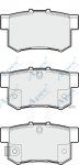 PAD1828 - Apec Brake Pad Set Rear 3Y36K Warranty