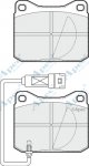 PAD1901 - Apec Brake Pad Set Front 3Y36K Warranty